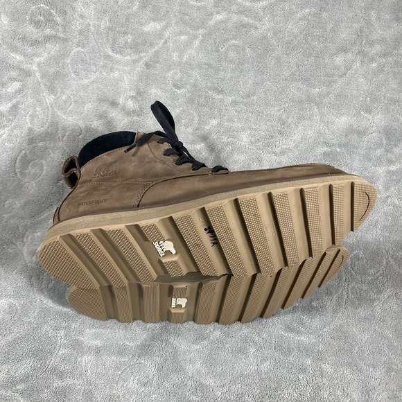 Sorel Boots Mens 10 Brown Suede Leather Madson II Moc Toe Waterproof Hiking Work - Picture 13 of 16